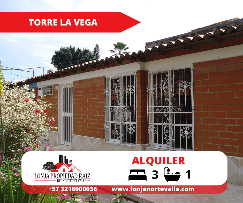 Casas en Arriendo, Cartago,  - Torre La Vega