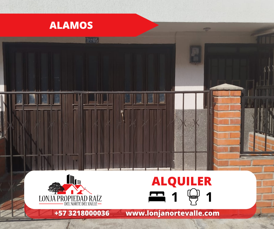 Apartaestudios en Arriendo, Cartago,  - Alamos