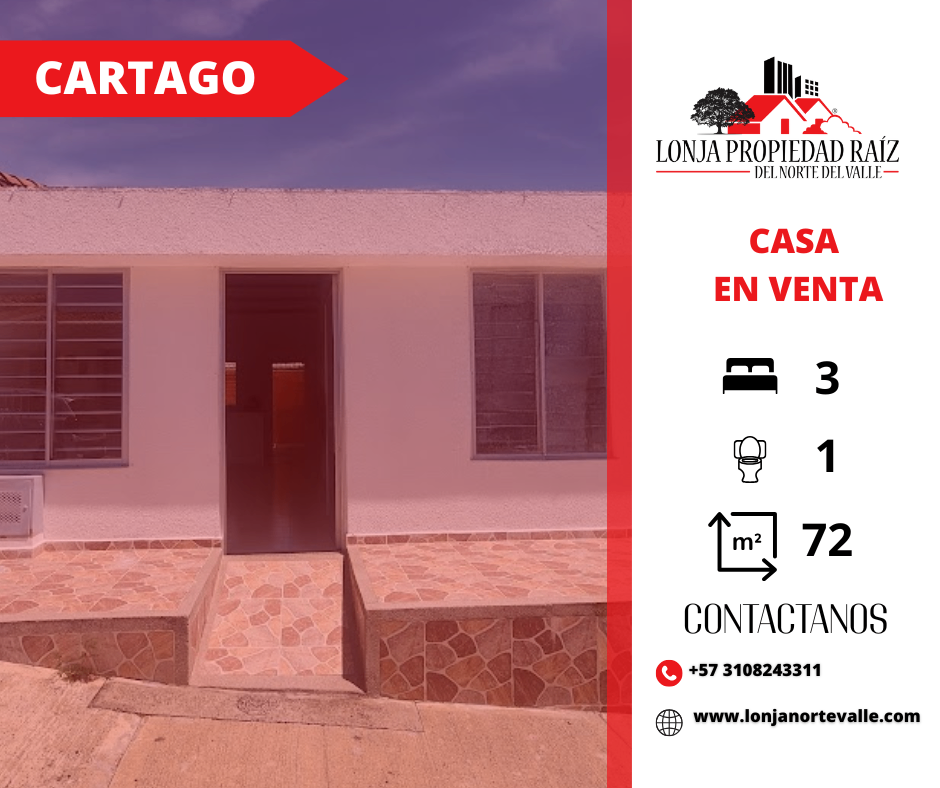 Casas en Venta, Cartago,  - Limonar