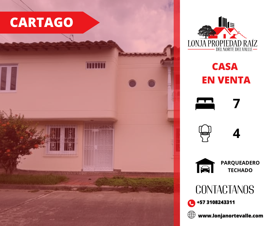 Casas en Venta, Cartago,  - El Centro