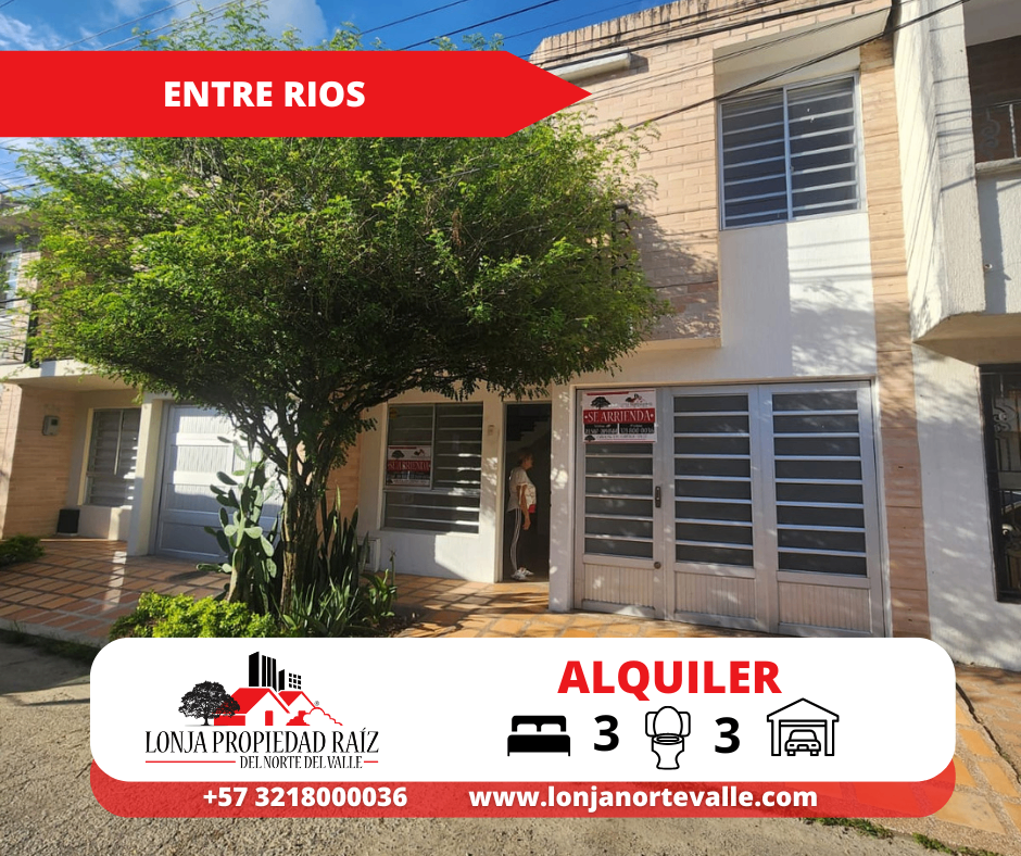 Casas en Arriendo, Cartago,  - Entre Ríos