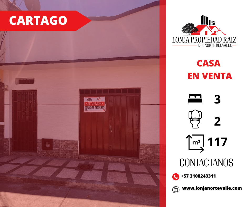 Casas en Venta, Cartago,  - San Nicolás