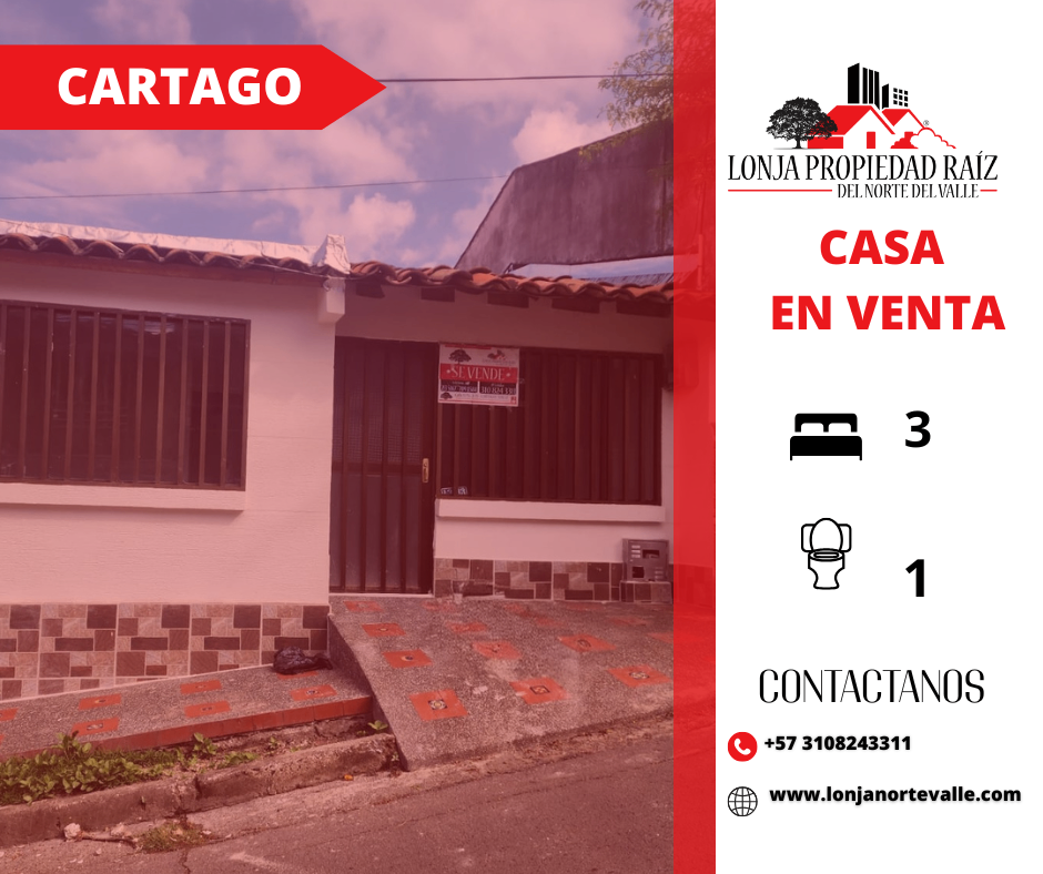 Casas en Venta, Cartago,  - Torre La Vega