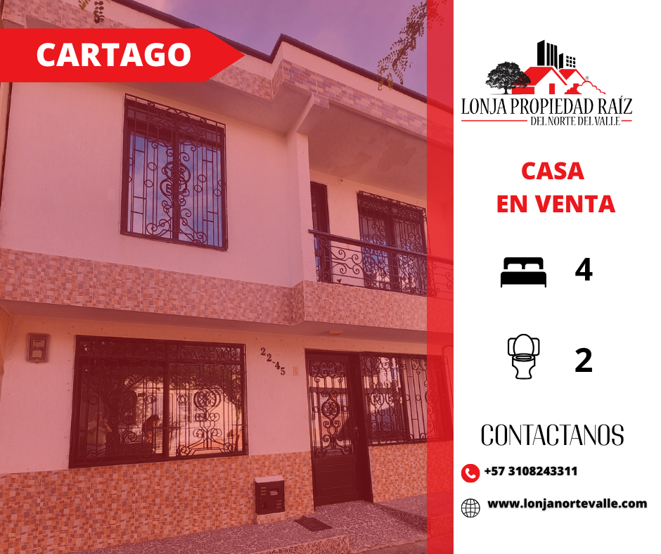Casas en Venta, Cartago,  - Cartago