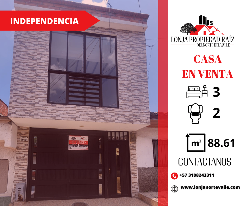 Casas en Venta, Cartago,  - LA INDEPENDENCIA