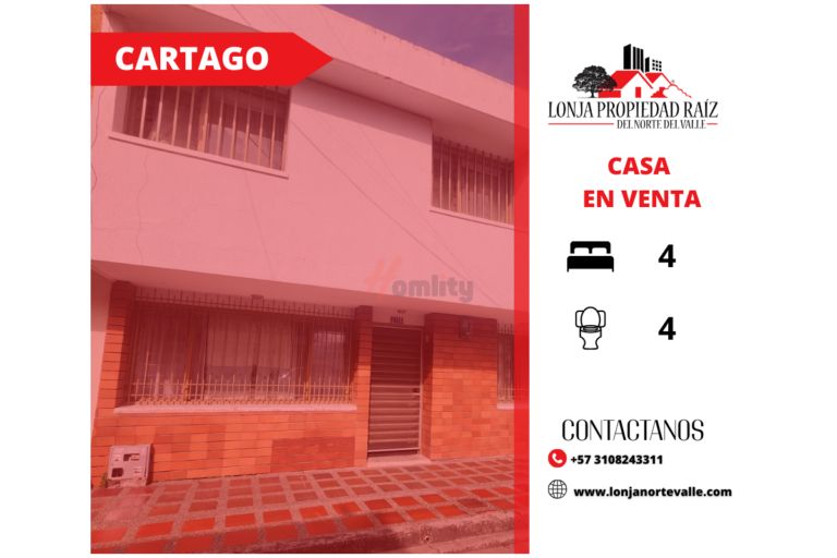 Casas en Venta, Cartago, – EL LLANO