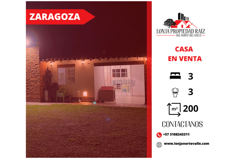 Casas Campestres en Venta, Cartago, – Zaragoza