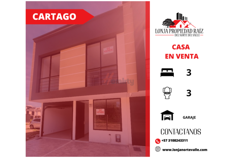Casas en Venta, Cartago, – El Centro