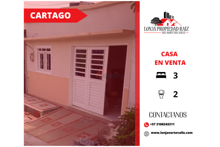Casas en Venta, Cartago, – El Palatino