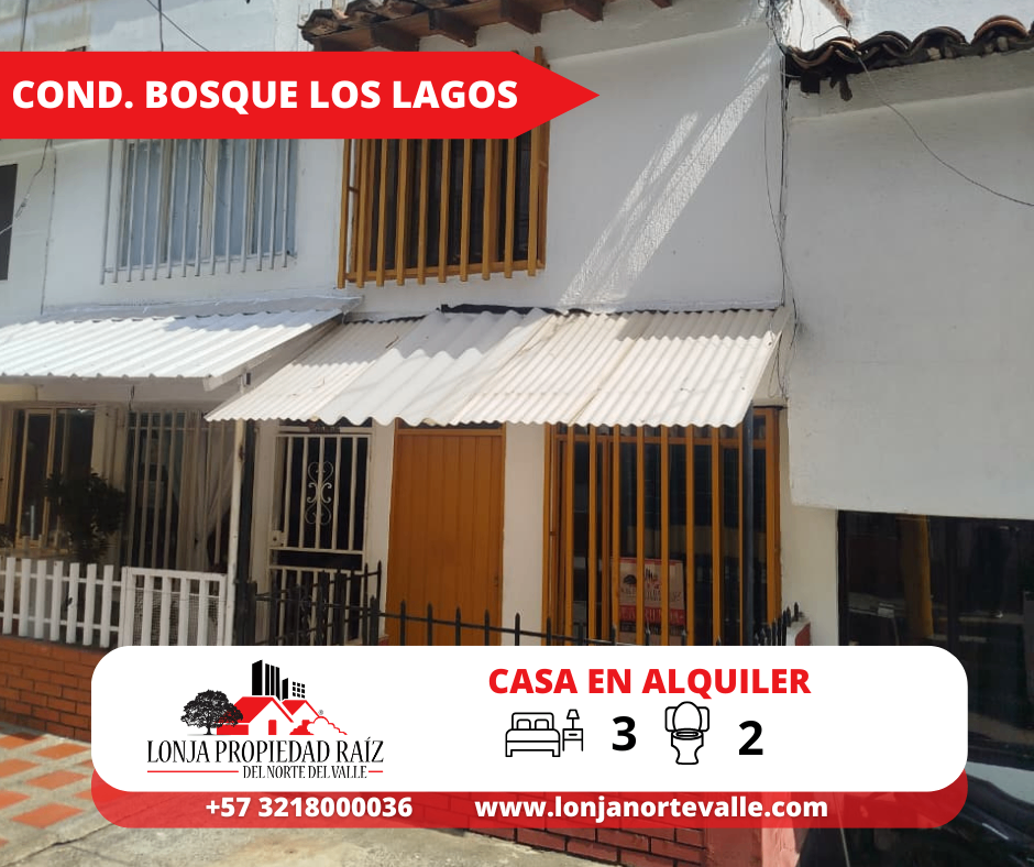 Casas en Arriendo, Cartago, – Bosques Los Lagos