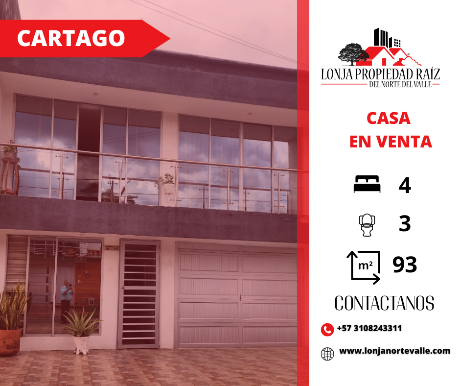 Casas en Arriendo, Cartago, – Argos
