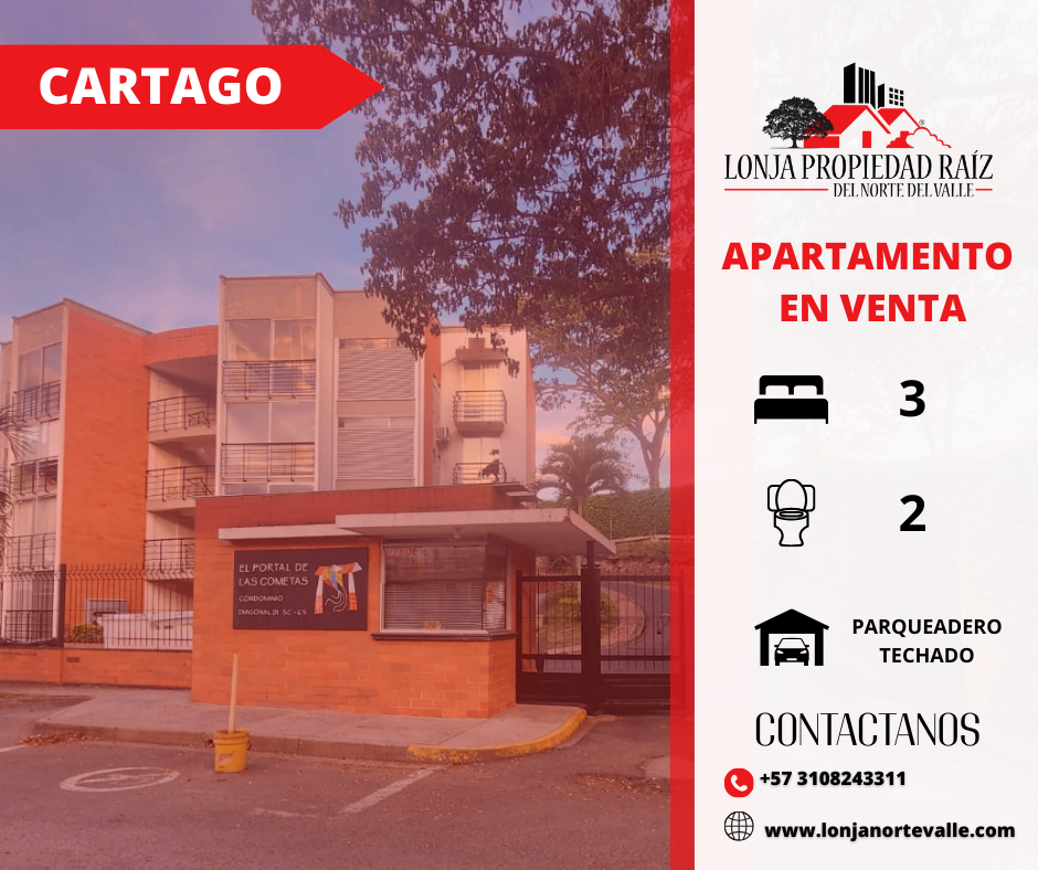 Apartamentos en Venta, Cartago, – Argos
