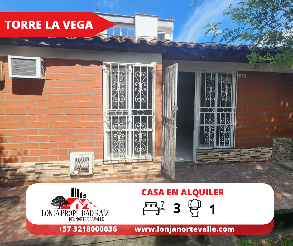 Casas en Arriendo, Cartago, – Torre La Vega