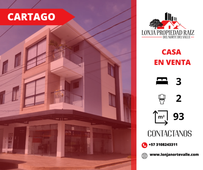 Apartamentos en Venta, Cartago, – Argos