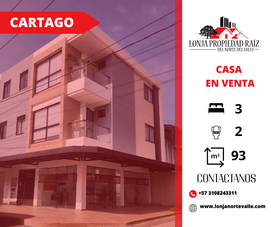 Apartamentos en Venta, Cartago, – Argos