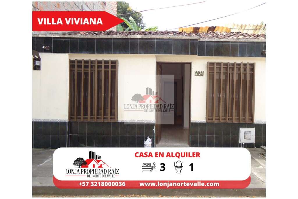 Casa en arriendo en El Centro Cartago