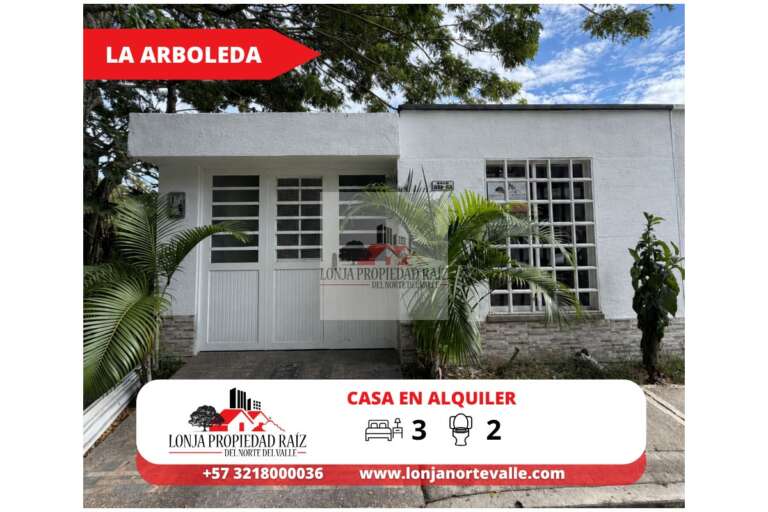 Casa en arriendo en La Arboleda Cartago