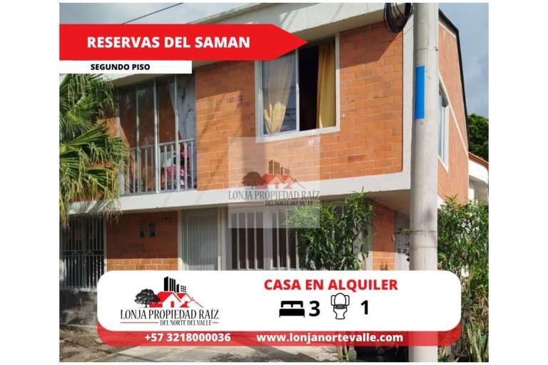 Casa en arriendo en Reservas del Samán Cartago