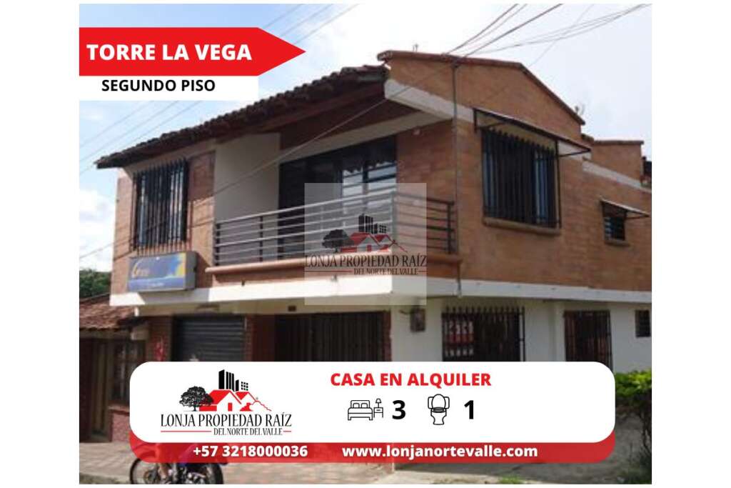 Casa en arriendo en Torre La Vega Cartago