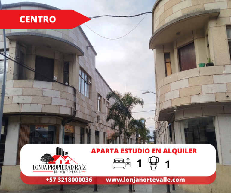 Apartaestudios en Arriendo, Cartago, – El Centro