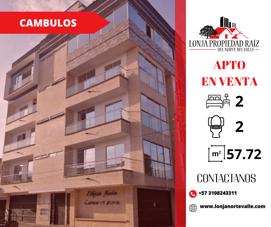 Apartamentos en Venta, Cartago, – Cambulos