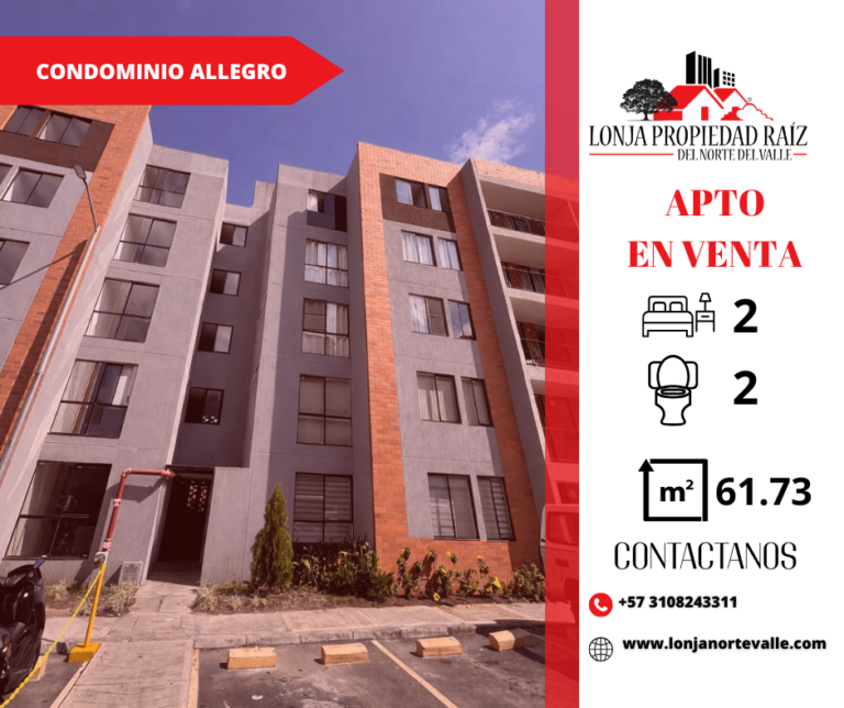 Apartamentos en Venta, Cartago, – Allegro