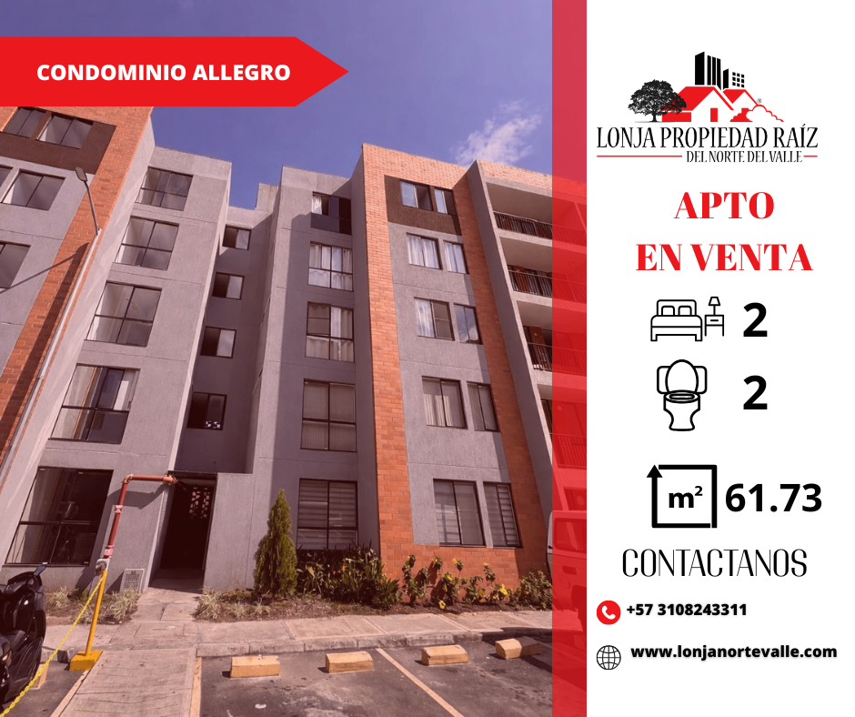 Apartamentos en Venta, Cartago, – Allegro