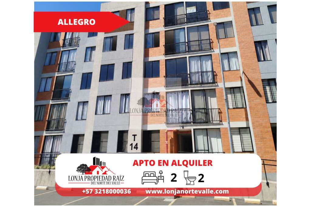 Apartamento en arriendo en El Centro Cartago