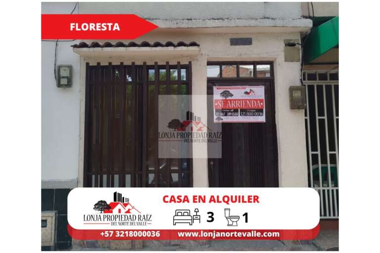 Casa en arriendo en La Floresta Cartago
