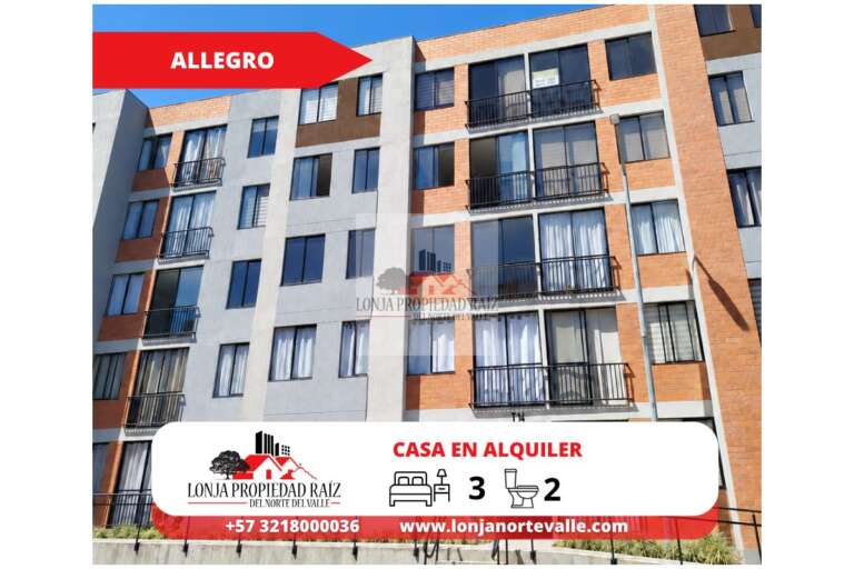 Apartamento en arriendo en Allegro Cartago
