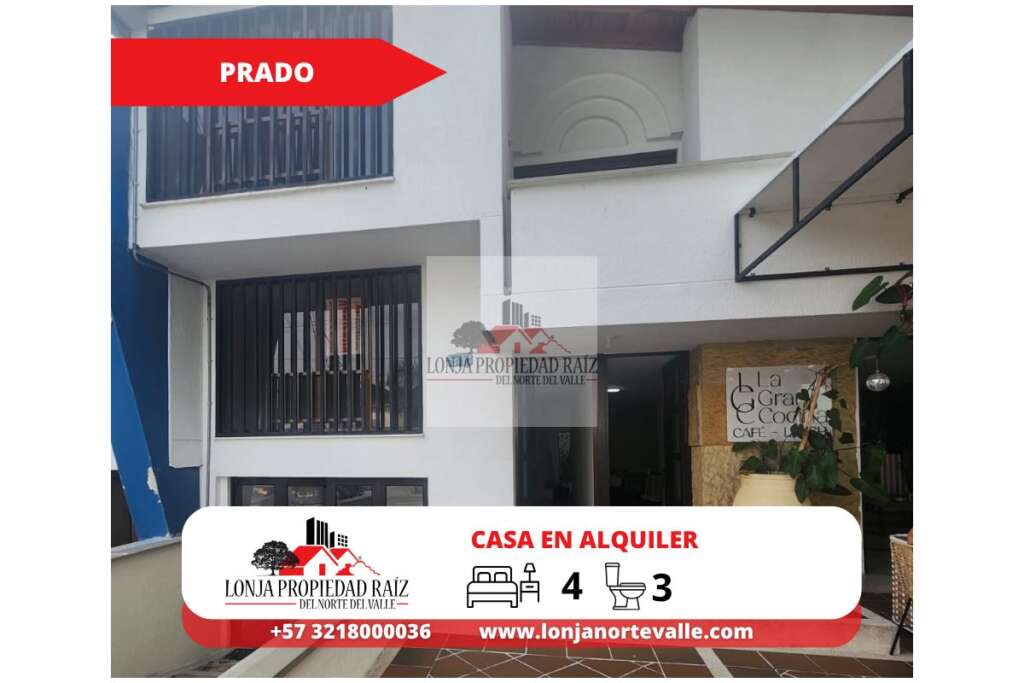 Casa en arriendo en El Prado Cartago