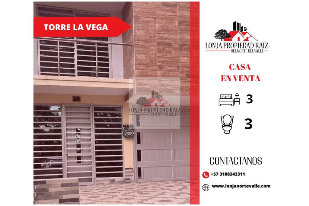 Casa en venta en Torre La Vega Cartago