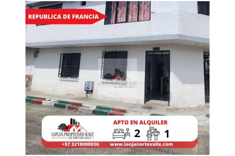 Apartamento en arriendo en República de Francia Cartago