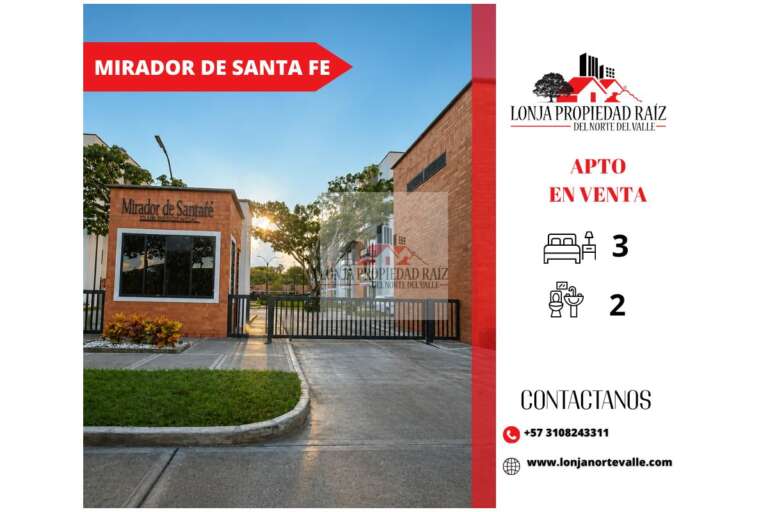 Apartamento en venta en COND. MIRADOR DE SANTA FE Cartago